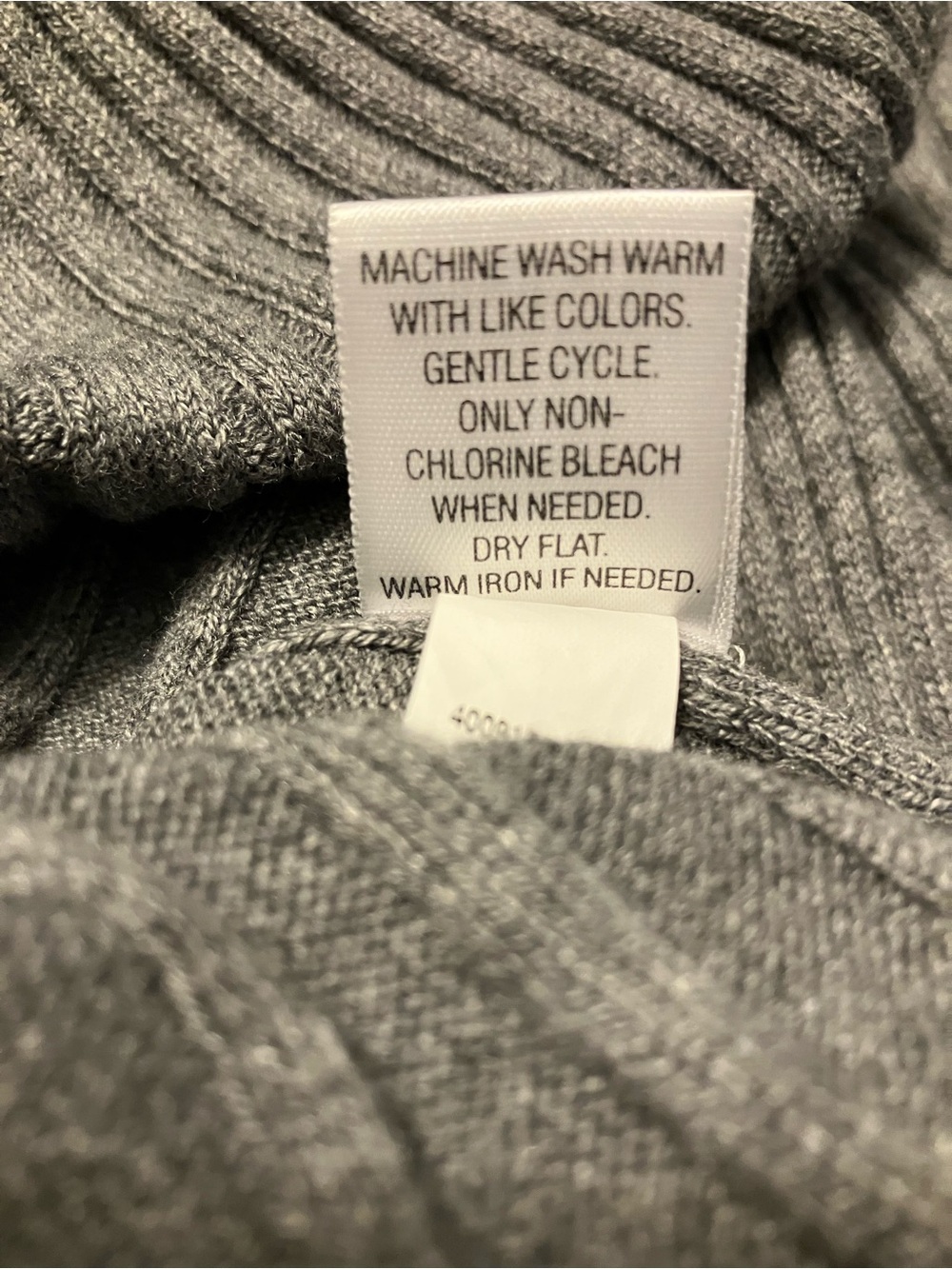Croft & Barrow Gray Ribbed Open Front Cardigan – Size Small - Picture 7 of 9